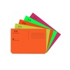 (Pack of 10) A4 Foolscap Document Wallet Half Flap 250