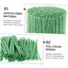 Gatuida 10 Rolls Latch Hook Yarn DIY Crochet Rug Yarn