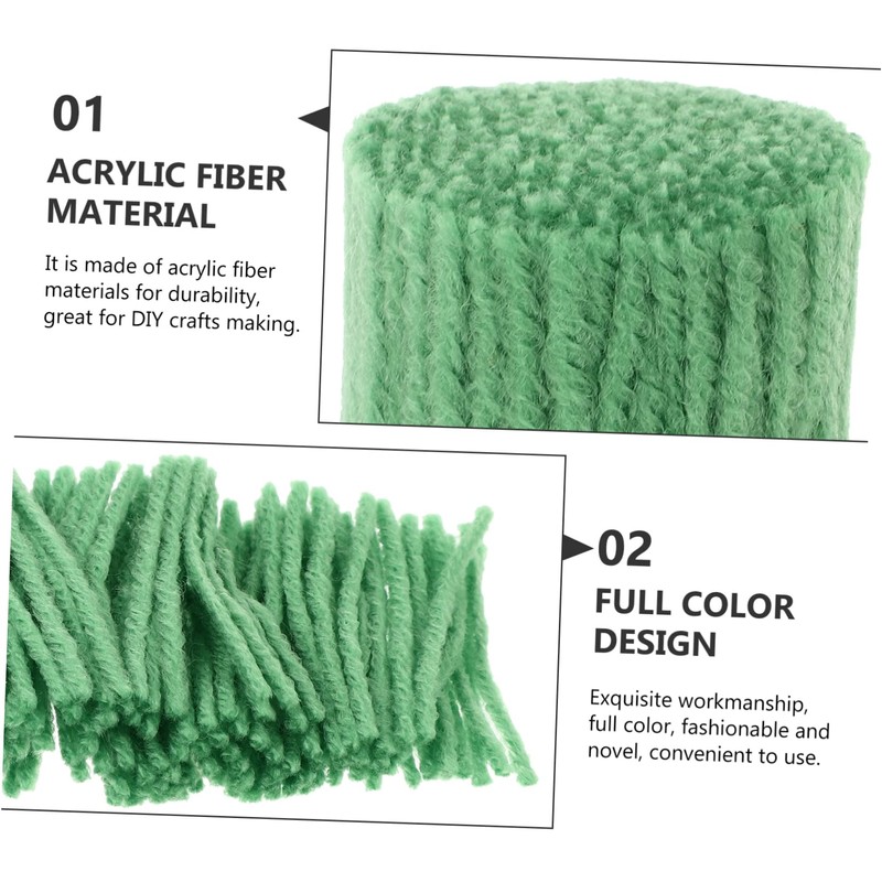 Gatuida 10 Rolls Latch Hook Yarn DIY Crochet Rug Yarn