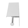 Stainless Steel Toilet Paper Holder with Shelf Self Adhesive Punch