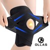 OLLAS 1pc Plus Size Knee Compression WrapBrace (Order A Size