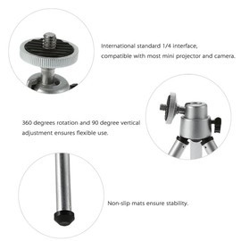 REFLEX CAMERA Lightweight Extendable Mini Tripod 5.9-7.9in – Aluminum Desktop Table Stand for Smartphone, GoPro, Webcam – Portable, Adjustable, Stable Video & Photo Shooting
