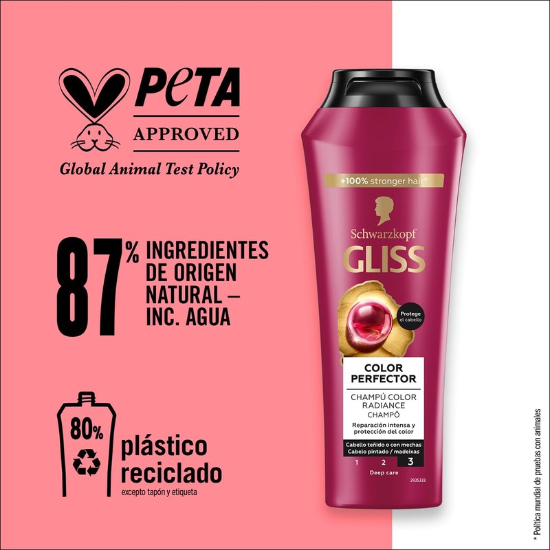 Schwarzkopf Gliss – Ultimate Colour Shampoo – For Color-Treated Hair