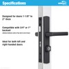 Wright Products - Mortise Keyed Lever Mount Latch with Deadbolt