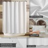 ALYVIA SPRING Extra Wide Fabric Shower Curtain Liner Waterproof -