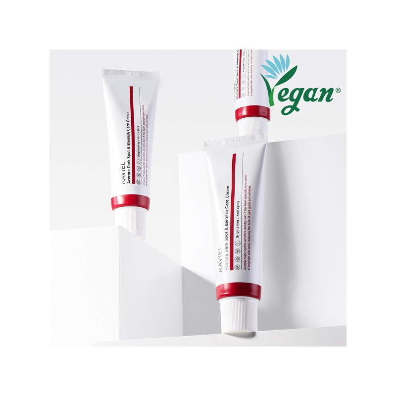 Raviel 라비엘 아세로라 잡티 앤 기미 케어 크림 50ml 2개입