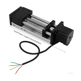 100/200/300mm GGP Ball Screw Linear with Nema 23 Stepper Motor, Linear Guide Slide Table Ball Screw Motion Rail CNC Linear Guide Stage Actuator (100mm)