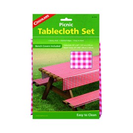 Coghlan's Picnic Table Set with Tablecloth and Bench Covers, Multi, One Size