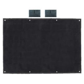 45x30 Inches Tactical Military Patch Holder Patch Panel Patch Wall Display Board Patch Hang Display Poster Panel -Heavy Duty Nylon Material -10 Metal Hole -for Collecting/Showing Patches