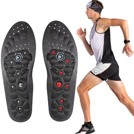 HAMKU Magnetische Einlagen Original,Magnetische Einlegesohlen Akupunktur,Schuheinlagen Orthopädische Für Männer Und Frauen,Reflexologie Akupressur Einlagen(M)