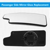 Passenger Lower Side Mirror Glass Compatible with 2020-2025 Chevy Silverado