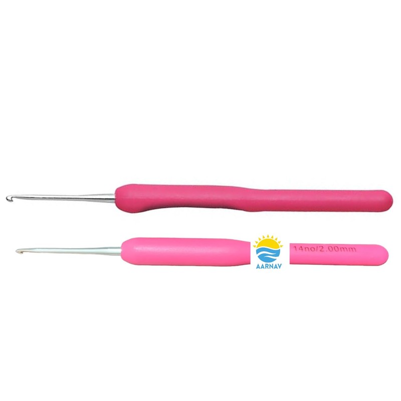 AARNAV Plastic Handle Crochet Hook Ergonomic Crochet Hook for Arthritic