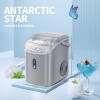 Unbranded 34Lbs/24H Nugget Countertop Ice Maker with Soft Chewable Ice