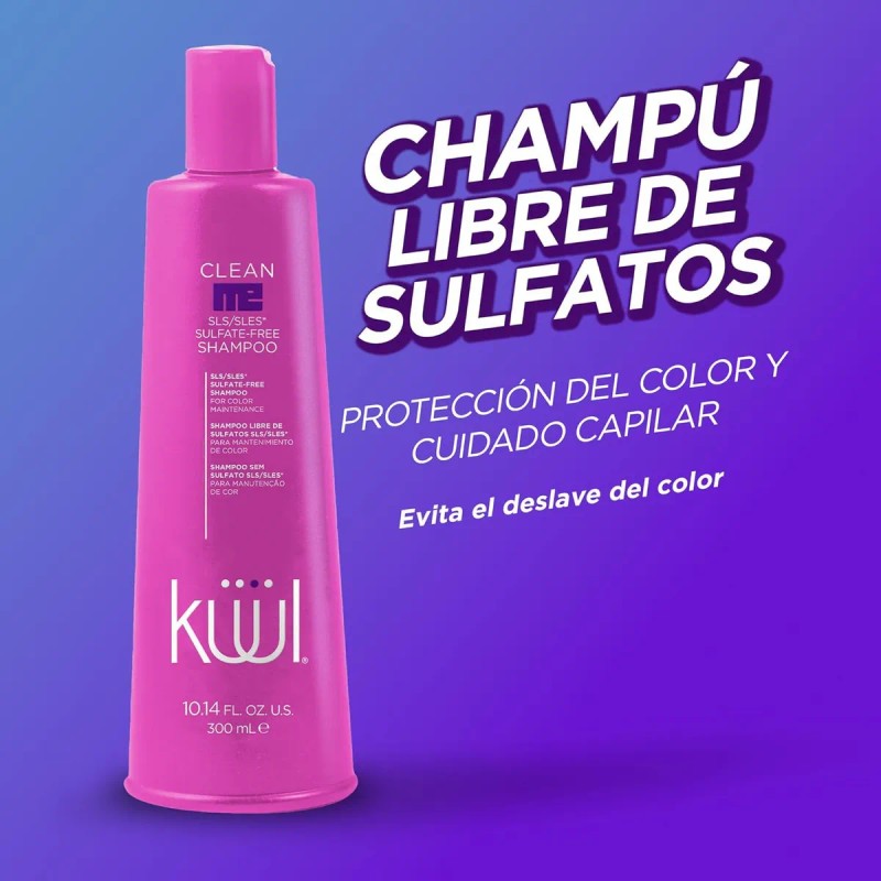 Kl Clean Me Shampoo Sulfate Free Mantiene El Color 300