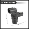Hihaha Camshaft Position Sensor, for Honda Accord 2008-2012, ABS, No.37510-R40-A01,