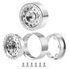 WEFEINO 4PCS 1.3" Wheels Rims Aluminium Wheel Hub Upgrade Parts