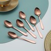 Kyraton Rose Gold Teaspoons 12 Pieces 14 cm Stainless Steel