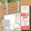[Heavy Duty] 14.5" Over-The-Door Mirror Hanger Set (Extra Wide) with