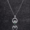 Aeon Jewellery Silver Claddagh Necklace - 925 Sterling Silver &