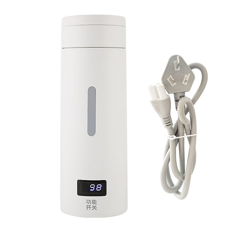500ml Portable Electric Kettle 304 Steel Thermal Insulation Travel Electric