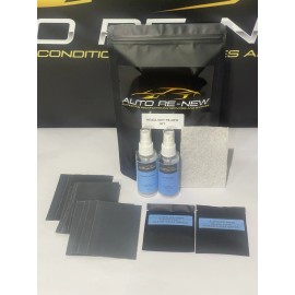 Auto Re-New Headlight Restoration Kit. NO TOOLS REQUIRED. Quick and Easy To Use.