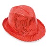 Carnival Devil Sequin Hat in Various Colours Trilby with Sequins