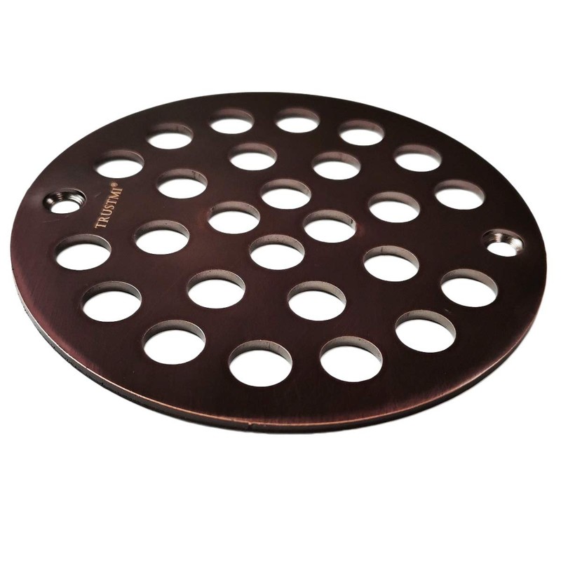 TRUSTMI 4 Inch Screw-in Shower Drain Cover Replacement Floor Grate