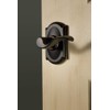 SCHLAGE Accent Lever with Camelot Trim Keyed Entry Lock in