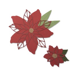 Sizzix Thinlits Cutting Dies Set 8Pk Poinsettia