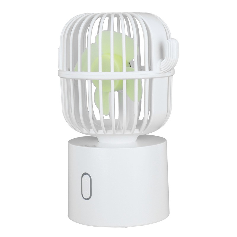 Mini Fan Cactus Moving Head USB Charging Portable Desktop Mini
