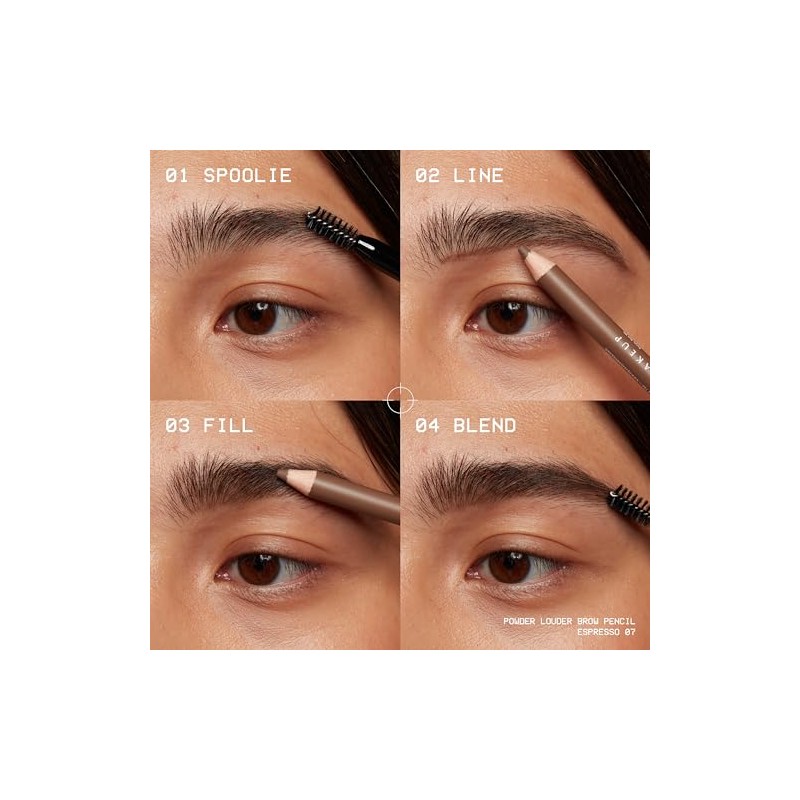 Nyx Professional Makeup, Powder Louder Brow Pencil, Lápiz de Cejas,