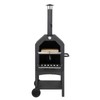 Outdoor Wood Fired Pizza Oven with Pizza Stone, Pizza Peel,