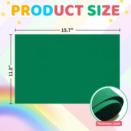 20 PCS EVA Foam Sheets DIY Handcraft Materials 1mm Thick 15.7 x 11.8 Inches Colorful EVA Foam Papers for Arts and Crafts