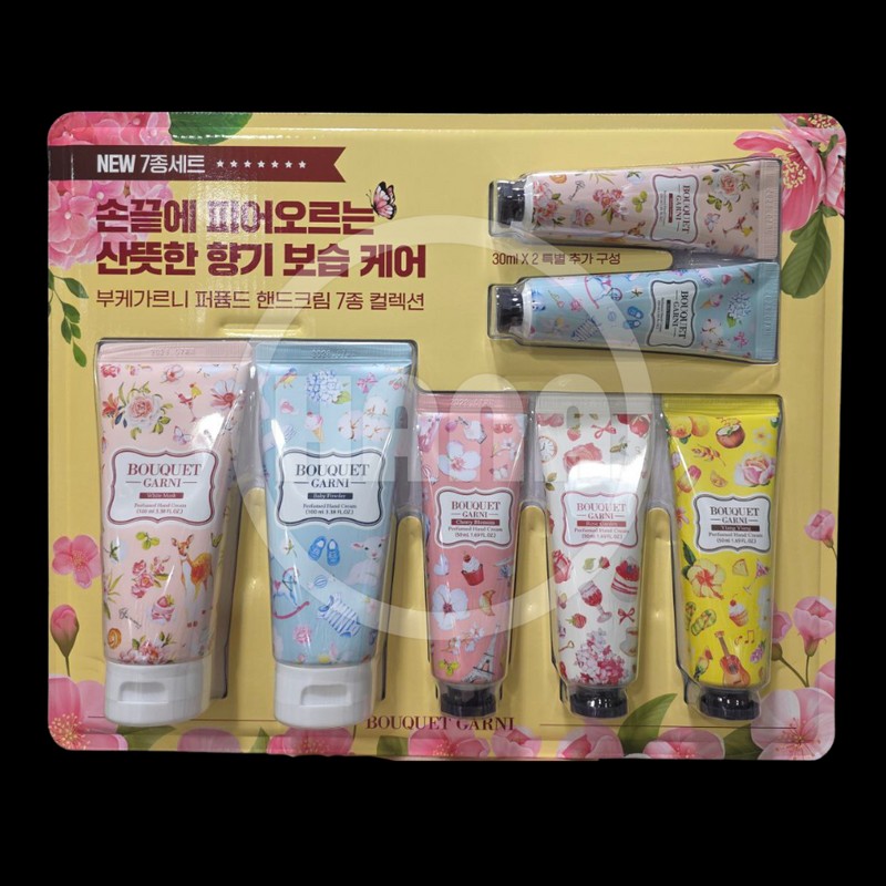 Bouquet Garni Hand Cream 100mlx2 + 50mlx3 + 30mlx2 /