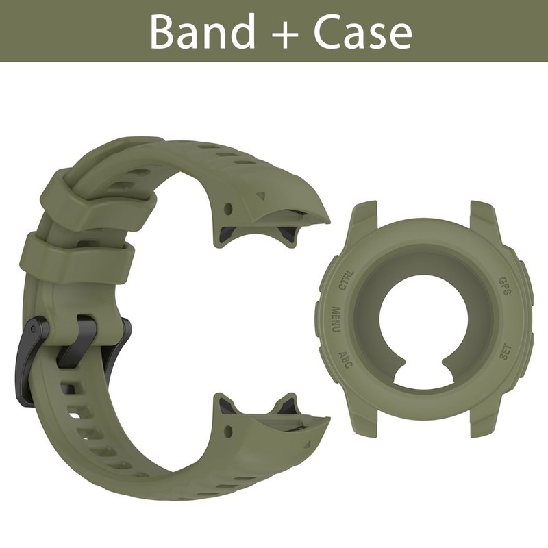 40MM Watch Band + Screen Protector Case Compatible with Garmin