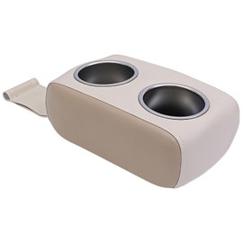 Boat Cup Holder, Pontoon Cup Holder, Double Drink Holder,Portable Drink Bottle Holder, Stainless Steel Universal Drinks Holder, Beverage Holder for Boat,Yacht,RV,Car (Mocha and Platinum)