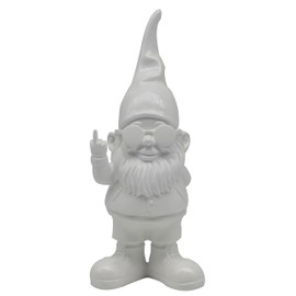 Lesser & Pavey Gnomes Behaving Badly White Figurines Statues For Home Decor | Ideal Ornaments Friendship Gifts For Women & Men | Lovely Table Centerpiece & Living Room Accessories