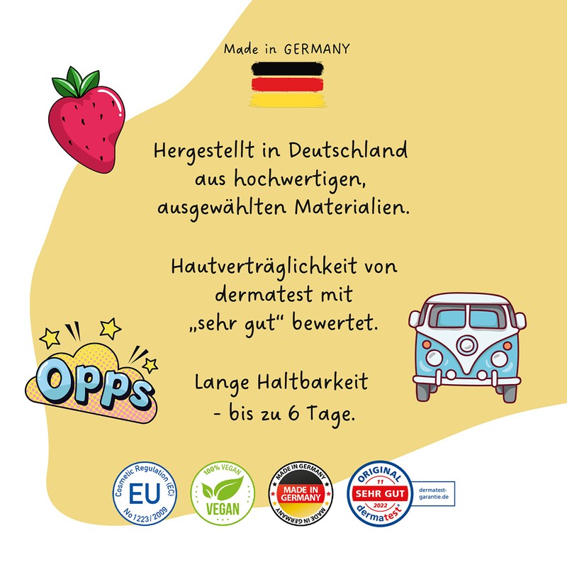 Papierdrachen 100+ Metallic Tattoos for Sticking, Skin-Friendly Children's Tattoos, Summerjam,