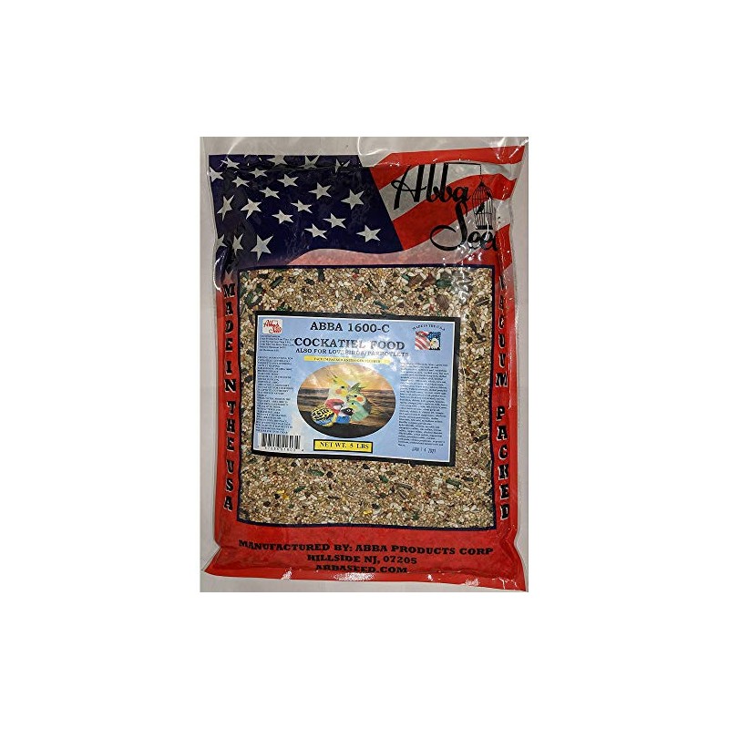 Abba 1600-C Cockatiel Seed Diet 5 Lb