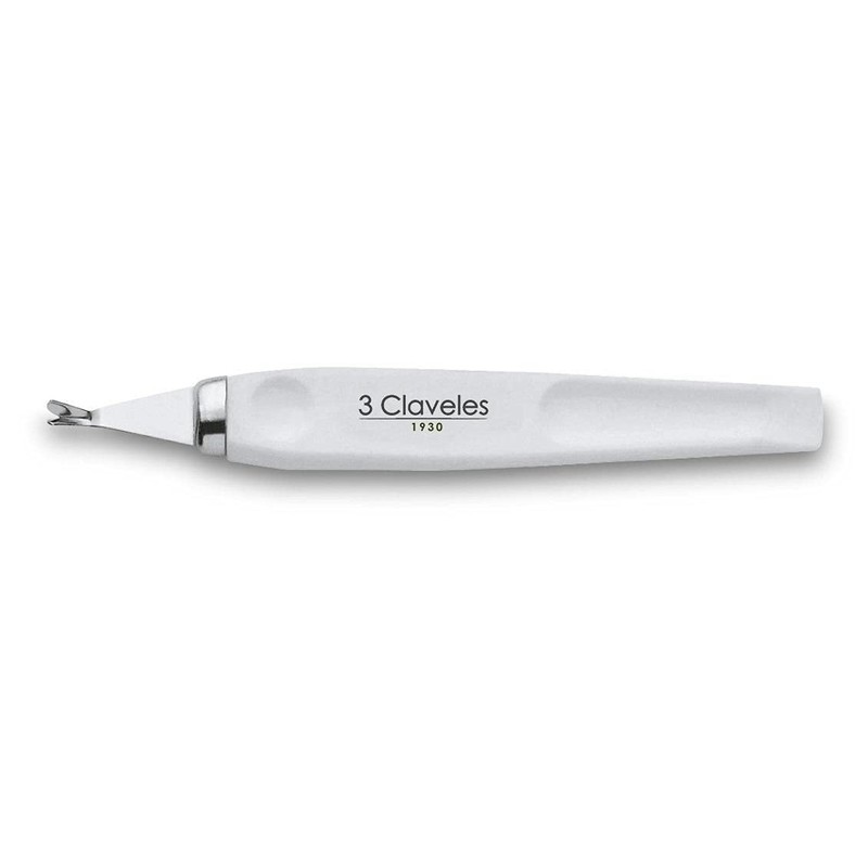 3 Claveles 12352 Cortacuticulas Stainless Steel 10 cm