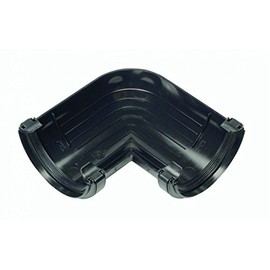 Hunter BR005B Black 112MM Half Round 90 Degree Angle