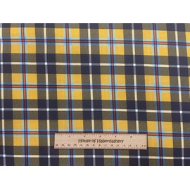 Premium Cotton Fabric - Cornish Tartan Fabric By The Metre 60'' Wide - Digital Print Craft Fabric Material