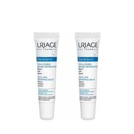 Uriage Special Offer Bariederm Cica Levres 2x15ml for Dry & Chapped Lips