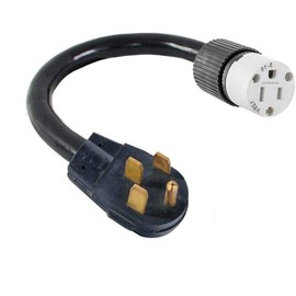 Gas Range Oven Stove Power Cord Converter, Old 14-50P 220/250V 4-Pin Male Plug to New Female 5-15R Home Wall Socket Receptacle, Electric Outlet Cable Adapter. FX125V514G