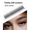 EMEDA Spikes Anime Eyelashes Pyramid Lash Premade Spire Lash Fans