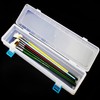 3PCS Brushes Storage Box Paint Brush Drawing Pen Container with