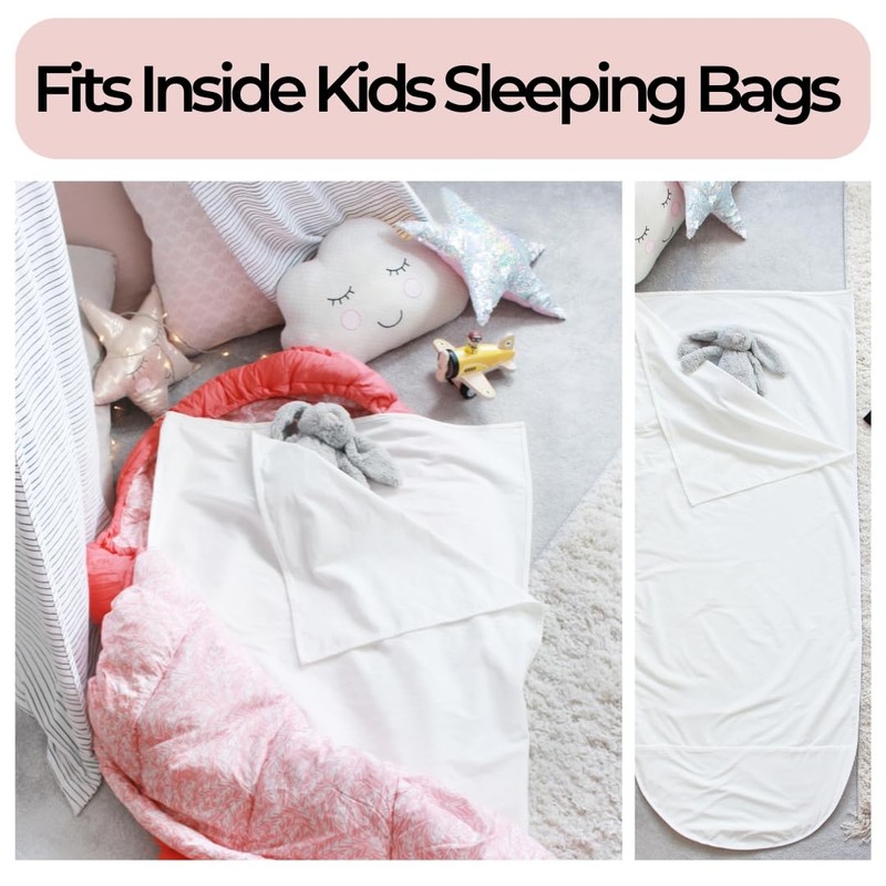 Hygge Sheets® 100% Waterproof Sleeping Bag Liner to Support Bedwetting