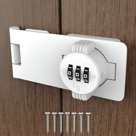 Cerradura de combinación sin llave, cerradura de combinación de 3 dígitos para puertas, cerradura de cierre con código de contraseña, cierre de puerta de aleación de zinc para cajones de cocina