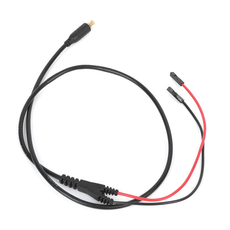 Test Cable Jumper Wire Connector with 2mm Testing Hook Red