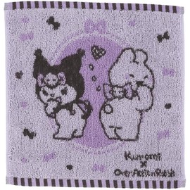 スケーター(Skater) ハンド タオル ハンカチ 25×25cm 綿 サンリオ クロミ すこぶる動くうさぎ ZMT25-A
